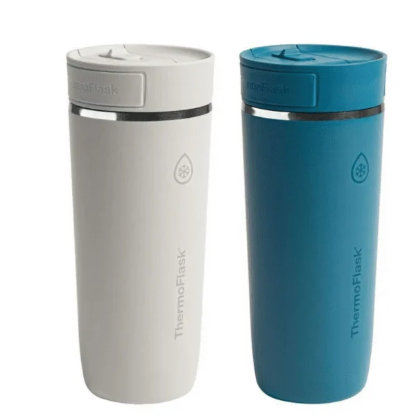 ThermoFlask 16oz. Coffee Travel Mug with Sip-N-Lock Lid, 2-pack